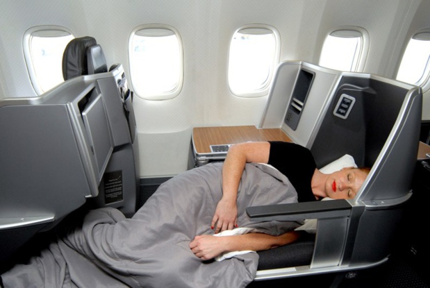 The new bed of the business cabin will be progressively set up on all of the fleet of American Airlines - DR: American Airlines The new bed of the business cabin will be progressively set up on all of the fleet of American Airlines - DR: American Airlines