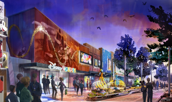 Nouveau look pour le Disney Village. ©Disneyland Paris