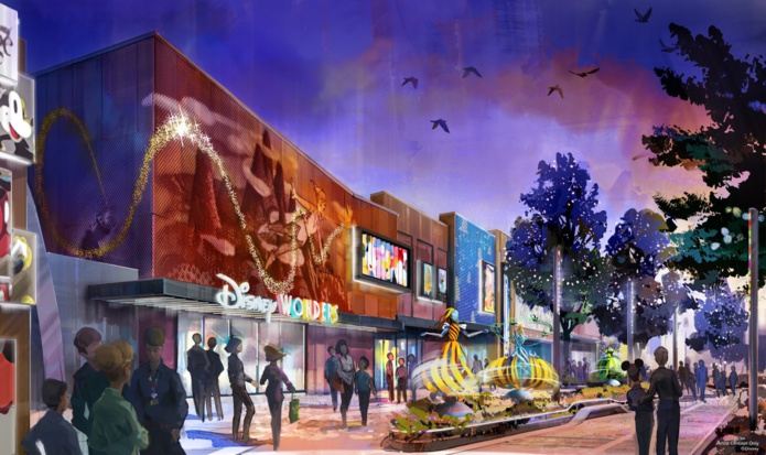 Nouveau look pour le Disney Village. ©Disneyland Paris Nouveau look pour le Disney Village. ©Disneyland Paris