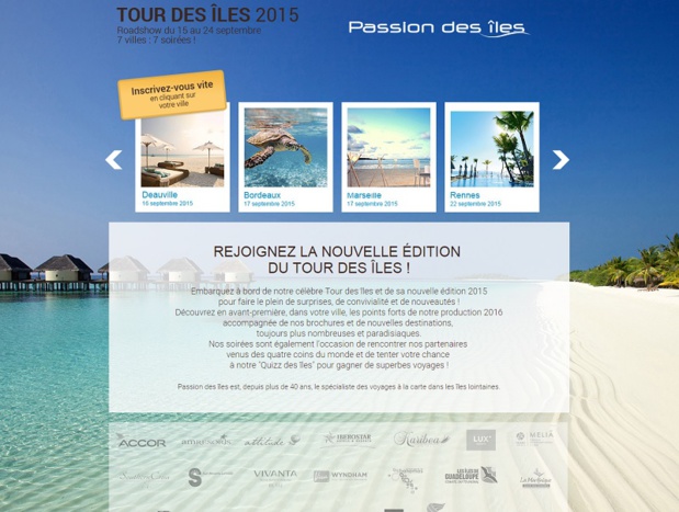 Passion des îles partira en roadshow à la rentrée 2015