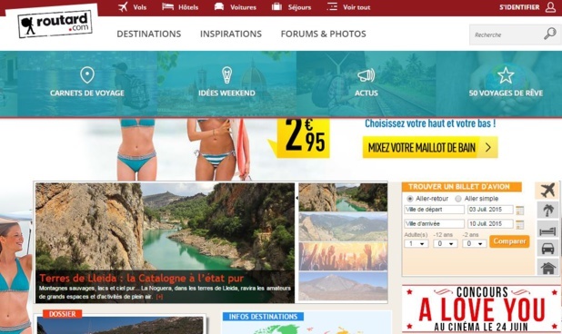 The new interface of the Routard website hopes to improve the experience of the Internet user and to put forward the offers of its partners. DR-Routard website. The new interface of the Routard website hopes to improve the experience of the Internet user and to put forward the offers of its partners. DR-Routard website.