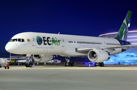 Le Boeing B757 d'ECAir avait été saisi à Roissy en avril 2015 - Photo : ECAir
