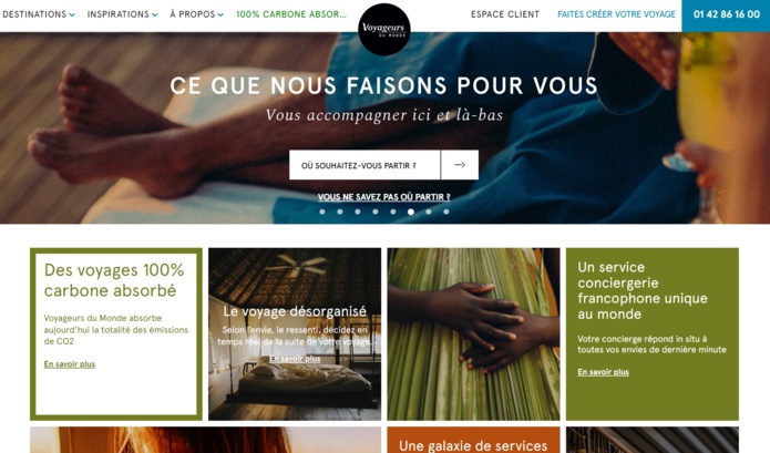 Aérien : Voyageurs du Monde affine son calculateur d’impact carbone Aérien : Voyageurs du Monde affine son calculateur d’impact carbone