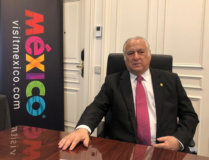 Miguel Torruco Marqués : "Le Mexique reçoit 315 000 Français et plus de 40 millions de touristes tous les ans, qui grâce à leur bouche-à-oreille et leur forte envie de revenir dans le pays, nous font une publicité irremplaçable !" - Photo JS Miguel Torruco Marqués : "Le Mexique reçoit 315 000 Français et plus de 40 millions de touristes tous les ans, qui grâce à leur bouche-à-oreille et leur forte envie de revenir dans le pays, nous font une publicité irremplaçable !" - Photo JS