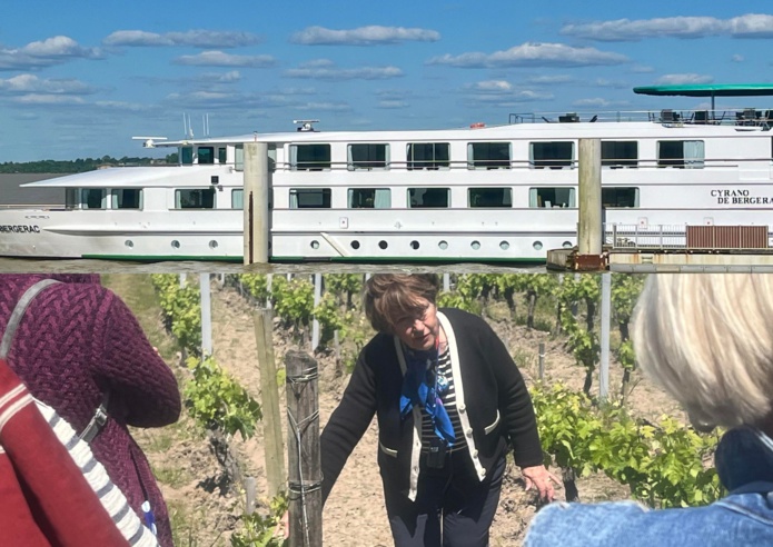 Le Cyrano de Bergerac permet d'approcher les plus beaux vignobles du Bordelais comme celui de Cantenac, tout proche de Saint-Emilion. @LG