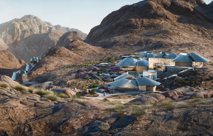 Le Ritz-Carlton Reserve de Trojena, une propriété bien intégrée dans son environnement naturel (© Marriott International) Le Ritz-Carlton Reserve de Trojena, une propriété bien intégrée dans son environnement naturel (© Marriott International)
