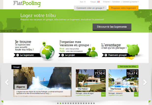 Location de vacances : FlatPooling, le collaboratif version groupes !