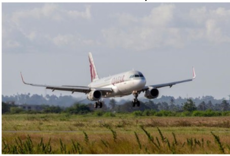 Le premier vol de Qatar Airways en provenance de Doha s'est posé à Zanzibar le 1er juillet 2015 - Photo : Qatar Airways Le premier vol de Qatar Airways en provenance de Doha s'est posé à Zanzibar le 1er juillet 2015 - Photo : Qatar Airways