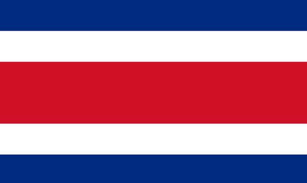 Drapeau du Costa Rica - DR : Wikipedia