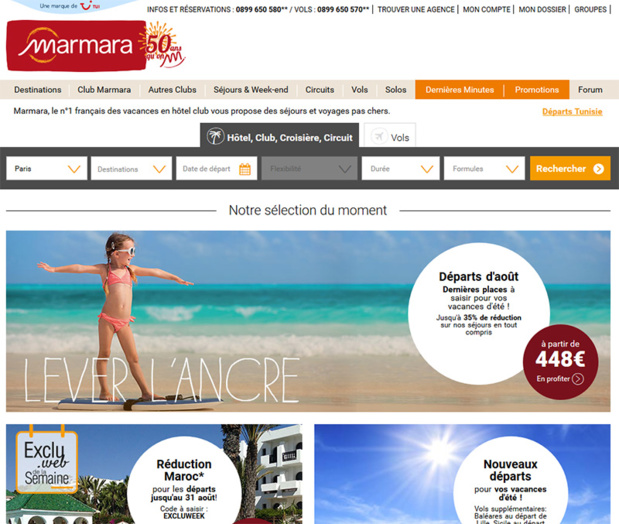 Marmara met en ligne son nouveau site web Marmara met en ligne son nouveau site web