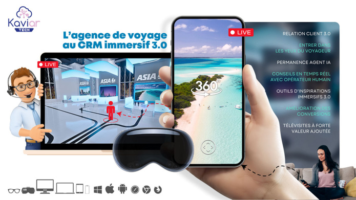 Un véritable CRM immersif © KaviAR Tech