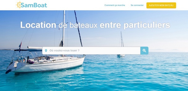 La nouvelle application inclut aussi le paiement des locations et les fonctions "push" pour accélérer le processus de location - DR : Capture d'écran SamBoat