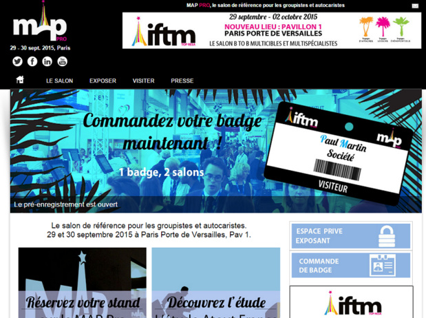 La prochaine édition du Map Pro se tiendra les 29 et 30 septembre 2015 - Capture d'écran La prochaine édition du Map Pro se tiendra les 29 et 30 septembre 2015 - Capture d'écran