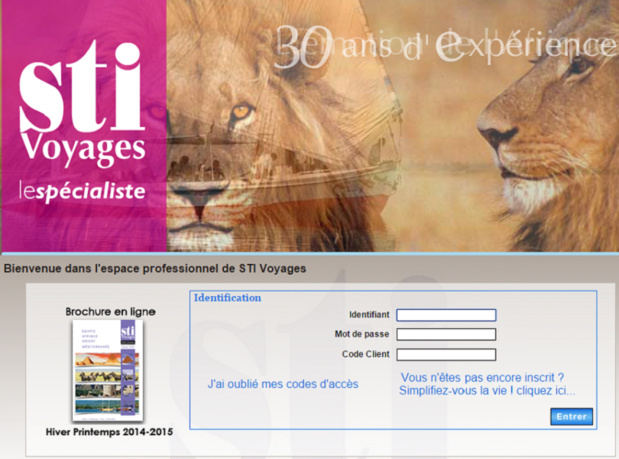 STI Voyages jette l'éponge - Capture d'écran STI Voyages jette l'éponge - Capture d'écran