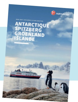 Couverture de la brochure spéciale destinations d'exploration - DR : Hurtigruten