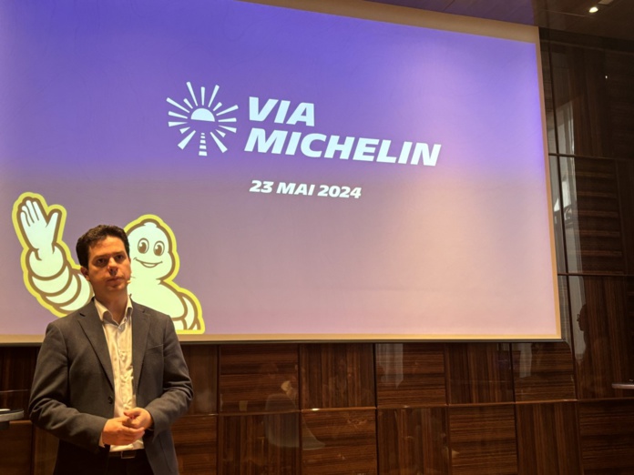 Caio Favero Teixeira, directeur général de ViaMichelin. ©David Savary