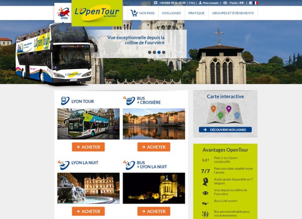 Lyon Open Tour : un train touristique dans le quartier de la Croix Rousse