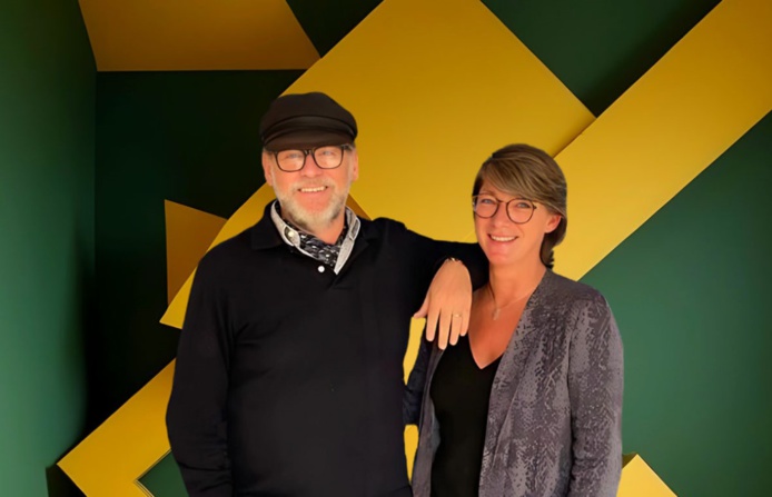 Laurent Chappey et Albane de Maigret, fondateurs de la solution Itinair'bis. ©Itinair'bis Laurent Chappey et Albane de Maigret, fondateurs de la solution Itinair'bis. ©Itinair'bis