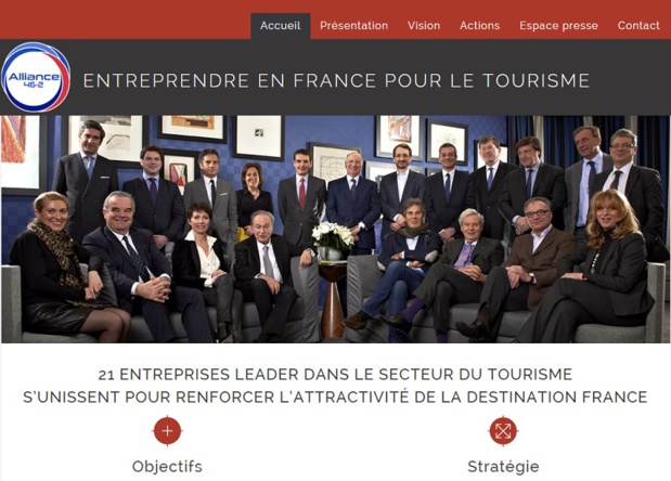 On n'a jamais trop su comment ce club 46.2, qui regroupe les plus hautes figures du tourisme français, du moins de par la taille des groupes qu'ils représentent, c'est pas de la daube - DR : Capture d'écran Alliance 46.2