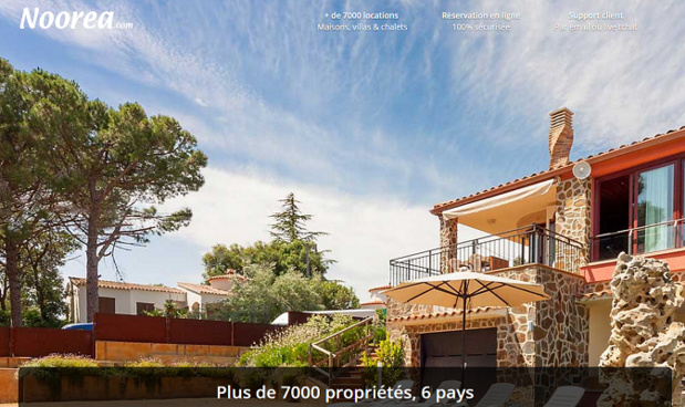 La nouvelle plateforme Noorea Villas est en ligne depuis juin 2015 - Capture d'écran La nouvelle plateforme Noorea Villas est en ligne depuis juin 2015 - Capture d'écran