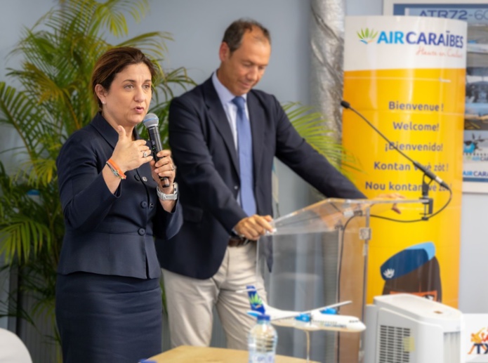 Air Caraïbes : "nous voulons éviter toute distorsion de concurrence" selon Christine Ourmières-Widener - Crédit photo : Compte Linkedin Air Caraïbes Air Caraïbes : "nous voulons éviter toute distorsion de concurrence" selon Christine Ourmières-Widener - Crédit photo : Compte Linkedin Air Caraïbes