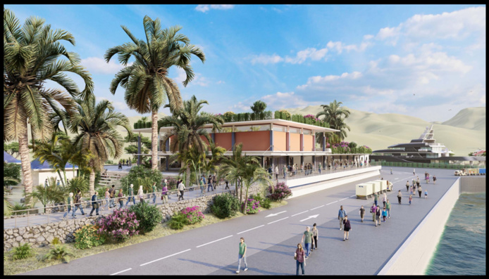 Le nouveau terminal de croisières de Papeete est situé à 20 minutes de l'aéroport international. © Port Autonome de Papeete Le nouveau terminal de croisières de Papeete est situé à 20 minutes de l'aéroport international. © Port Autonome de Papeete