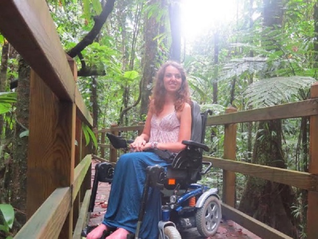 Audrey Barbaud, une blogueuse voyageuse pleine de vie, a créé "Roulettes et sac à dos - DR