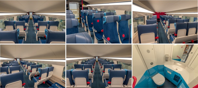 L'intérieur des nouvelles rames Ouigo - Photo SNCF L'intérieur des nouvelles rames Ouigo - Photo SNCF