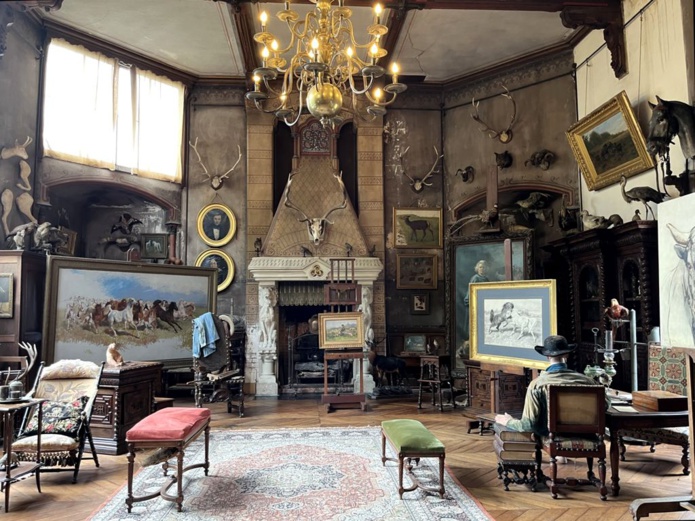 Dans le grand atelier de Rosa Bonheur, tout est resté à sa place depuis plus d'un siècle (©PB) Dans le grand atelier de Rosa Bonheur, tout est resté à sa place depuis plus d'un siècle (©PB)