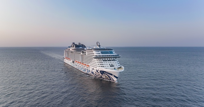 La première croisière au monde à zéro émission nette de gaz à effet de serre (GES) a été réalisée par le MSC Euribia en juin dernier. @MSC La première croisière au monde à zéro émission nette de gaz à effet de serre (GES) a été réalisée par le MSC Euribia en juin dernier. @MSC