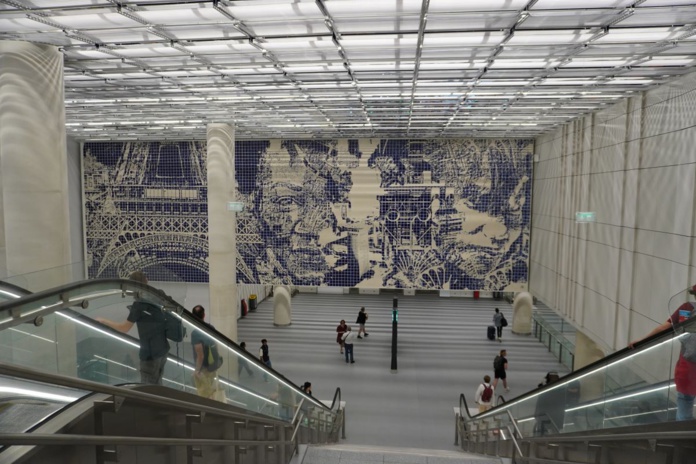A Orly, une gare moderne et lumineuse. Photo : C.Hardin