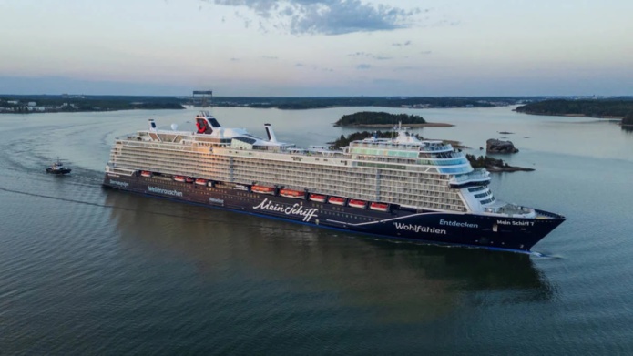 TUI Cruises : le Mein Schiff 7 a pris la mer pour sa croisière inaugurale vendredi - TUI Cruises TUI Cruises : le Mein Schiff 7 a pris la mer pour sa croisière inaugurale vendredi - TUI Cruises