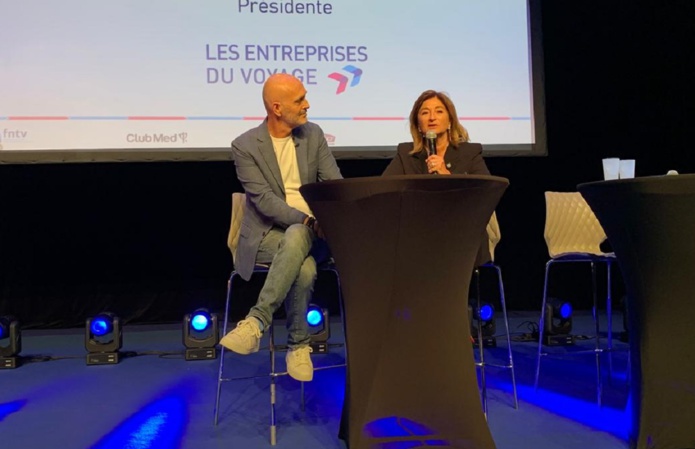 Valérie Boned, Présidente des Entreprises du Voyage lors de la clôture du congrès - Photo CE