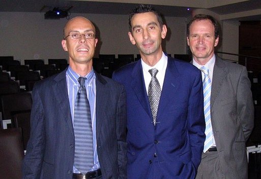 De gauche à droite : David Nizan, Philippe Etourneau, Serge Guiseppin