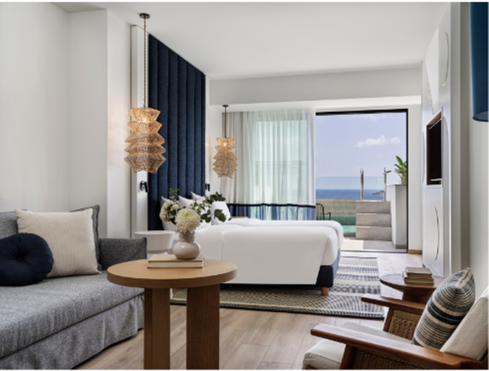 Une hospitalité très contemporaine (©InterContinental Crète)