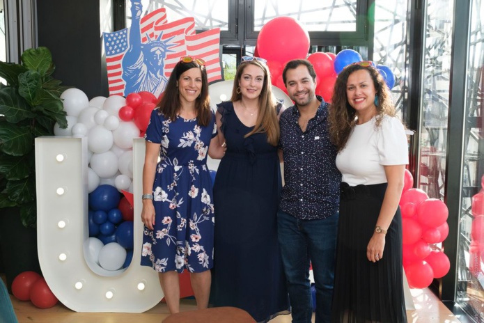 L'équipe française de Brand USA (de gauche à droite) : Stefanie Kammerer, Manager relations presse France, Marion Certain, Trade Manager France, William Mondello, Trade Director France, Vanessa Chardon-Laîné, directrice relations presse France - (©Brand USA/Alexandre Nestora) L'équipe française de Brand USA (de gauche à droite) : Stefanie Kammerer, Manager relations presse France, Marion Certain, Trade Manager France, William Mondello, Trade Director France, Vanessa Chardon-Laîné, directrice relations presse France - (©Brand USA/Alexandre Nestora)