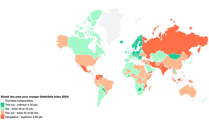 Quels sont les pays les plus sûrs pour voyager ?