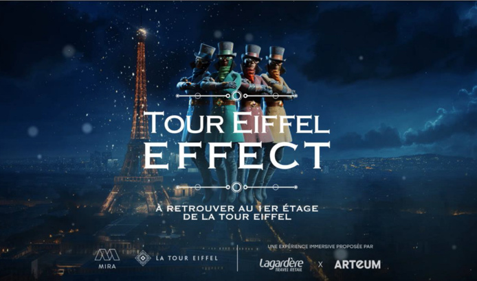 Tour Eiffel : une aventure Métavers au 1er étage  - Photo : ©Tour Eiffel Effect Tour Eiffel : une aventure Métavers au 1er étage  - Photo : ©Tour Eiffel Effect