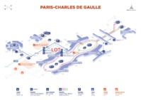 LOT change de terminal à Paris CDG (Plan CDG) - Crédit photo : ADP LOT change de terminal à Paris CDG (Plan CDG) - Crédit photo : ADP