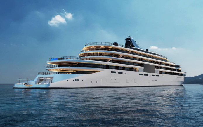 Aman at Sea : chacune des cinquantes suites sera équipée d'un balcon privé. @Aman Aman at Sea : chacune des cinquantes suites sera équipée d'un balcon privé. @Aman