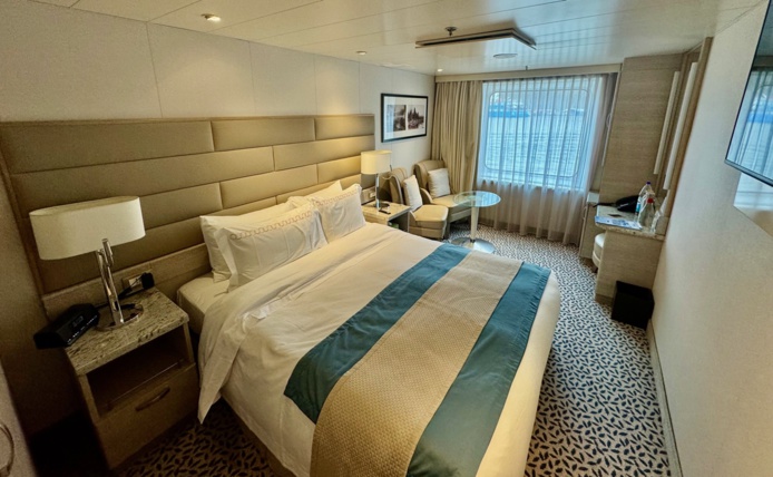 Le navire compte 60 cabines et 12 suites spacieuses avec balcon, réparties sur 4 ponts et dotées de tout le confort /crédit JDL Le navire compte 60 cabines et 12 suites spacieuses avec balcon, réparties sur 4 ponts et dotées de tout le confort /crédit JDL