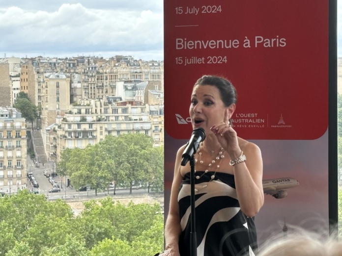 La chanteuse Tina Arena fait le show. ©David Savary La chanteuse Tina Arena fait le show. ©David Savary