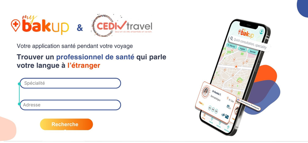 Interface MyBakup © CEDIV TRAVEL Interface MyBakup © CEDIV TRAVEL