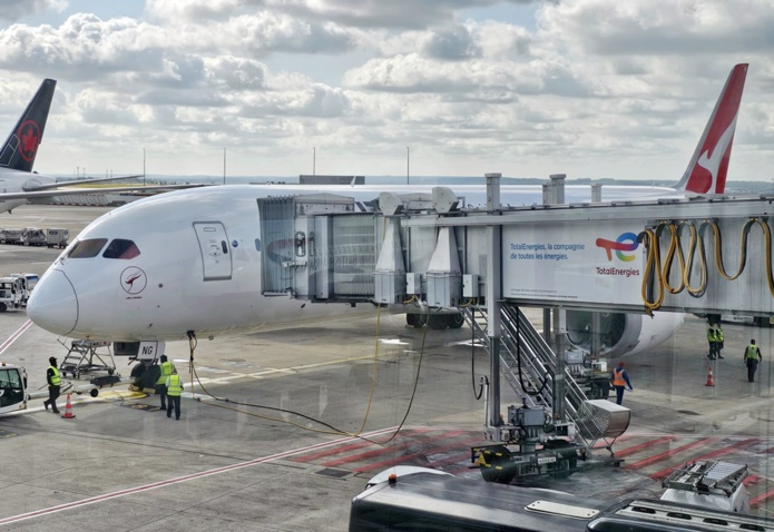 A bord du premier vol sans escale entre la France et l'Australie ! /crédit GL A bord du premier vol sans escale entre la France et l'Australie ! /crédit GL