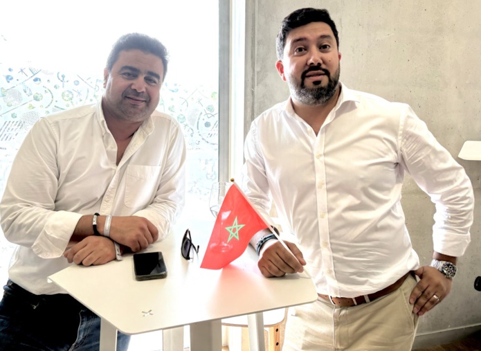 Zouhair Yesfi, directeur général par intérim de l’ONMT, et Jihad Chakib, directeur France, ont accueilli quelque 80 invités dans une loge du stade Geoffroy-Guichard à Saint-Etienne. ©David Savary Zouhair Yesfi, directeur général par intérim de l’ONMT, et Jihad Chakib, directeur France, ont accueilli quelque 80 invités dans une loge du stade Geoffroy-Guichard à Saint-Etienne. ©David Savary