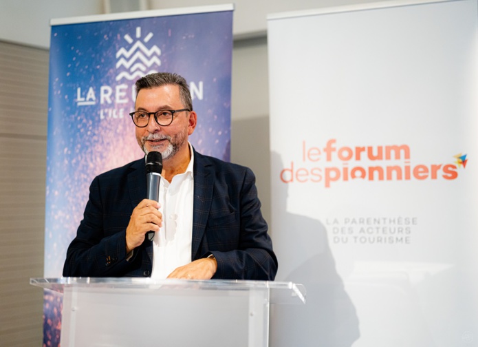 Pour Patrick Lebreton, président de l'IRT, « il est indispensable de passer d’un tourisme de quantité à un tourisme de qualité » - Photo Forum des Pionniers, Jules Despretz Pour Patrick Lebreton, président de l'IRT, « il est indispensable de passer d’un tourisme de quantité à un tourisme de qualité » - Photo Forum des Pionniers, Jules Despretz