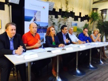 Les responsables touristiques de la région PACA faisaient le bilan de l'été à Marseille jeudi 27 août 2015 - Photo J.D.L.