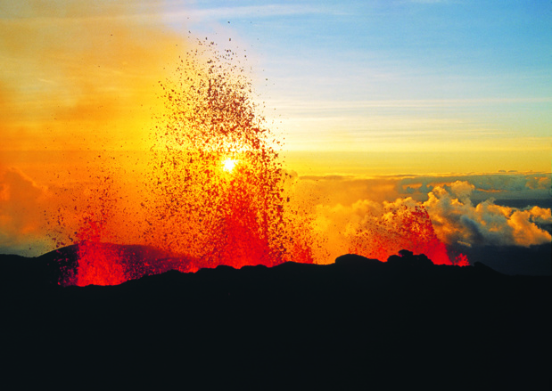 L'éruption du Piton de la Fournaise, un prétexte commercial pour Air Austral - Photo DR