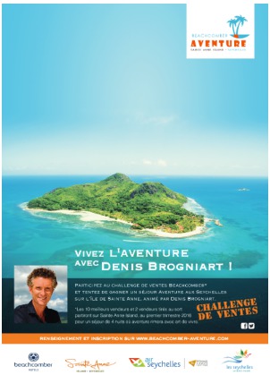 Les meilleurs vendeurs partiront aux Seychelles avec l'animateur de TF1 Denis Brogniart - DR : Beachcomber Hotel