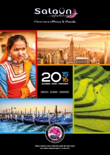 Salaün Holidays édite sa brochure Automne-Hiver 2015/Printemps 2016 Salaün Holidays édite sa brochure Automne-Hiver 2015/Printemps 2016